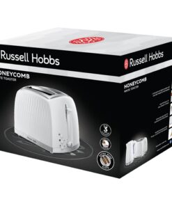 Russell Hobbs Honeycomb Toaster White