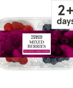 Tesco Raspberries & Blueberries 200G