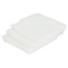 Tesco 4 Pack Face Cloth White