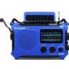 Kaito KA500 AM FM Shortwave Solar Crank Emergency NOAA Weather Alert Radio Blue